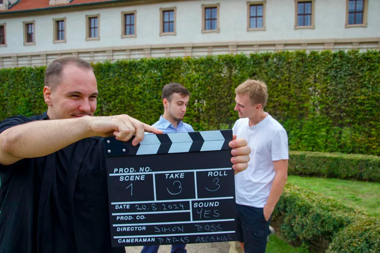 Filming in Prague Team Building Activity