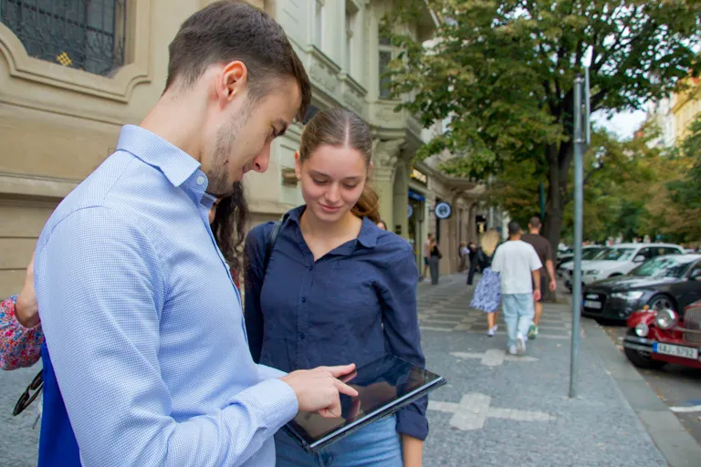Interactive Tablet Team Building in Old Town Prague